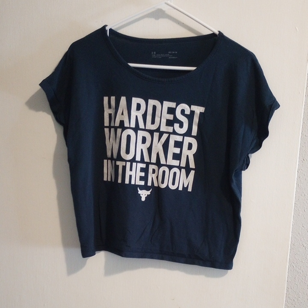 Under Armour Dark Blue Motivational Tee